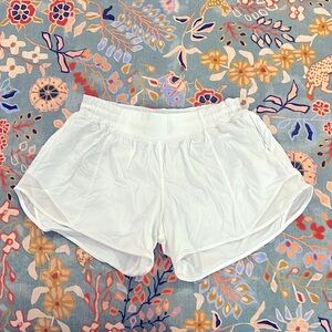 White Lululemon shorts size 8